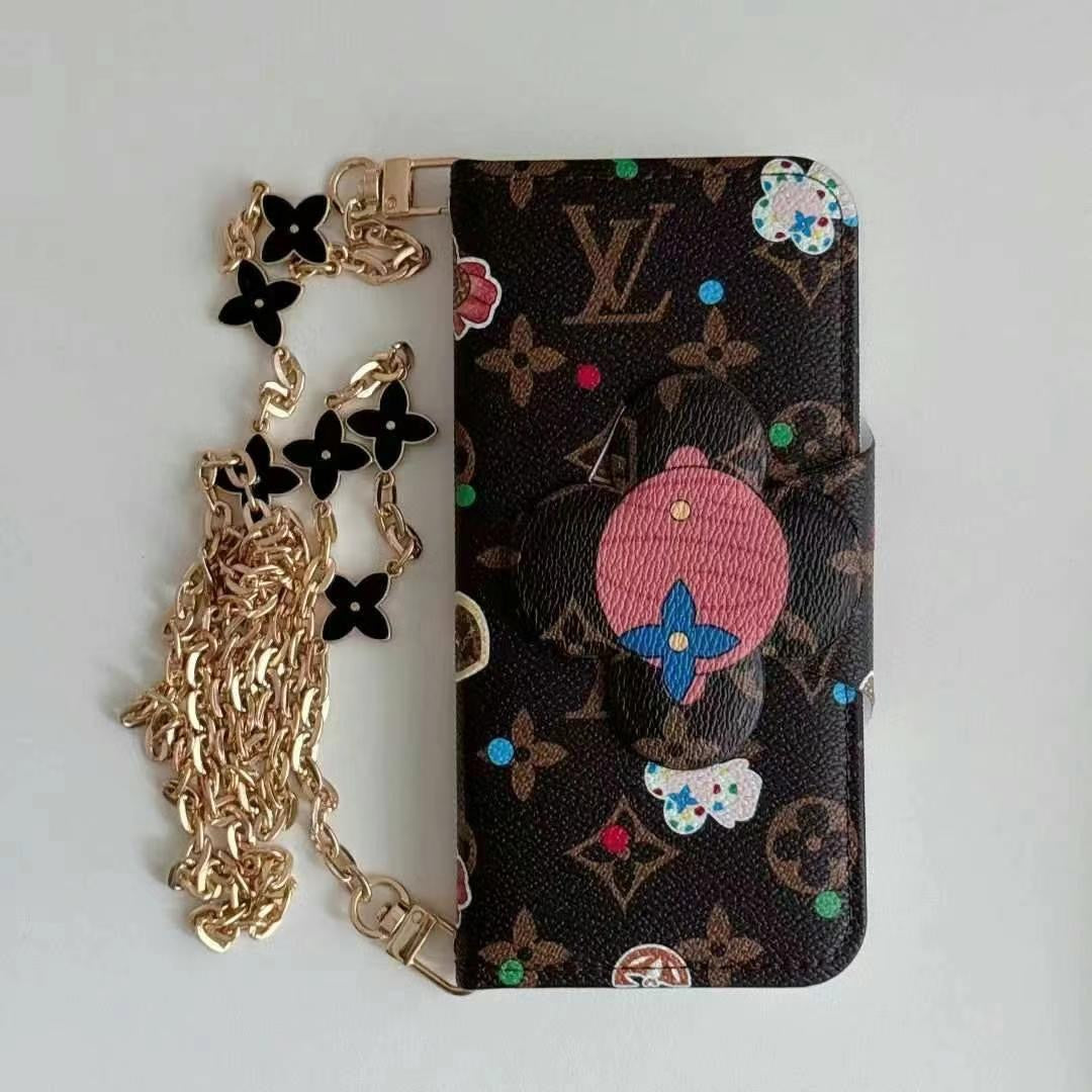 Cute Doll Leather Card Holder Lanyard Case
