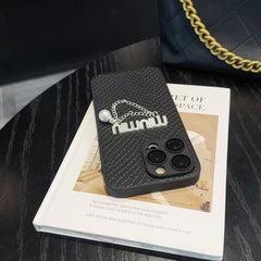 Diamond Pearl Pendant Logo Case
