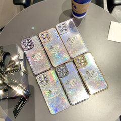 Luxury Shiny Sequin Butterfly Logo Case