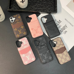 Fashion Embossed Leather Card Wallet Case