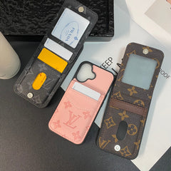 Fashion Embossed Leather Card Wallet Case