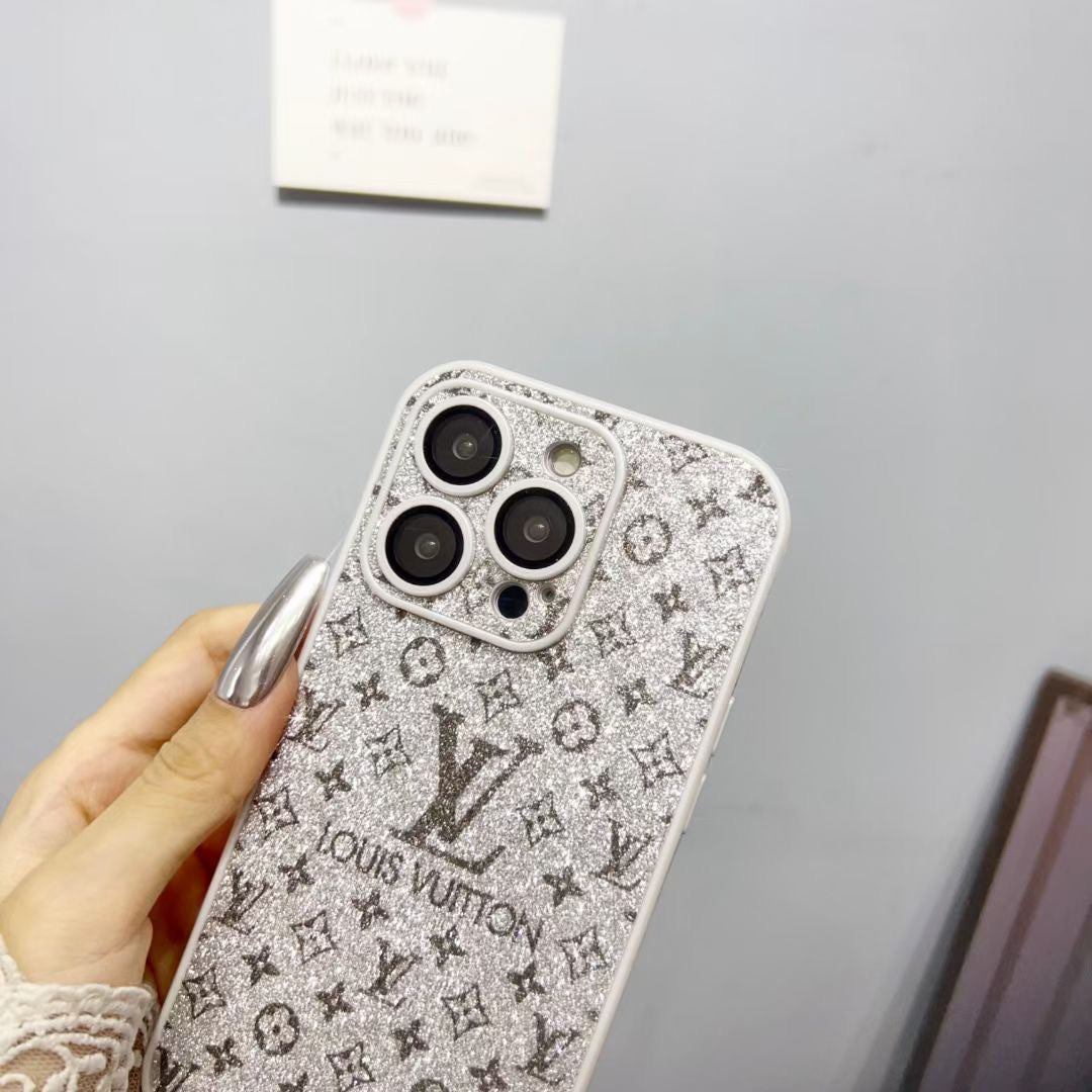 Fashionable Glitter Embossed Case