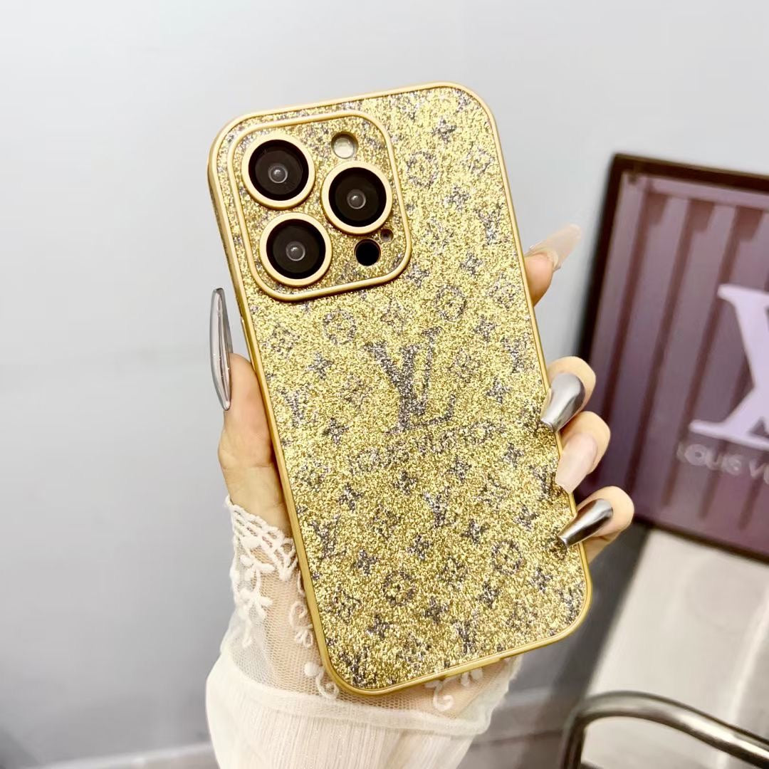 Fashionable Glitter Embossed Case