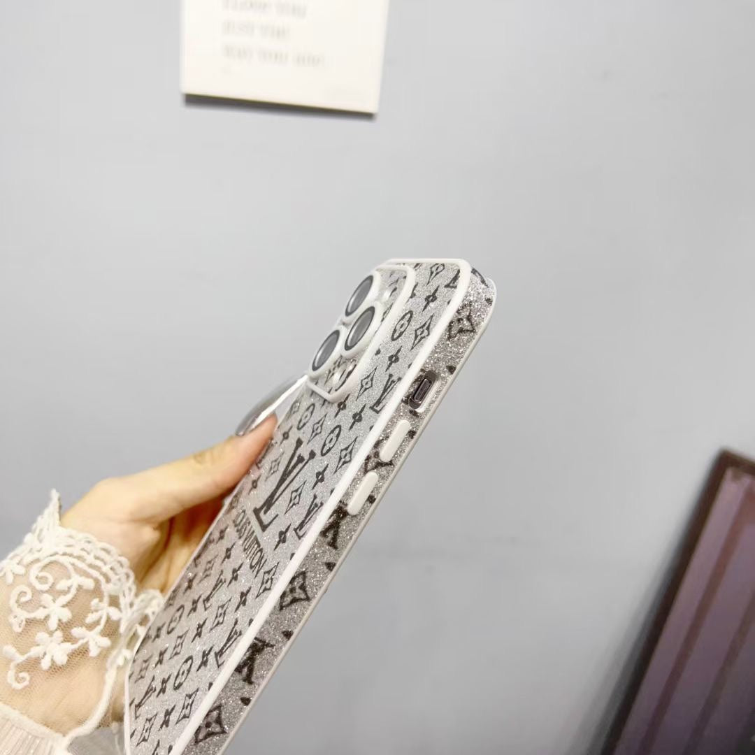Fashionable Glitter Embossed Case
