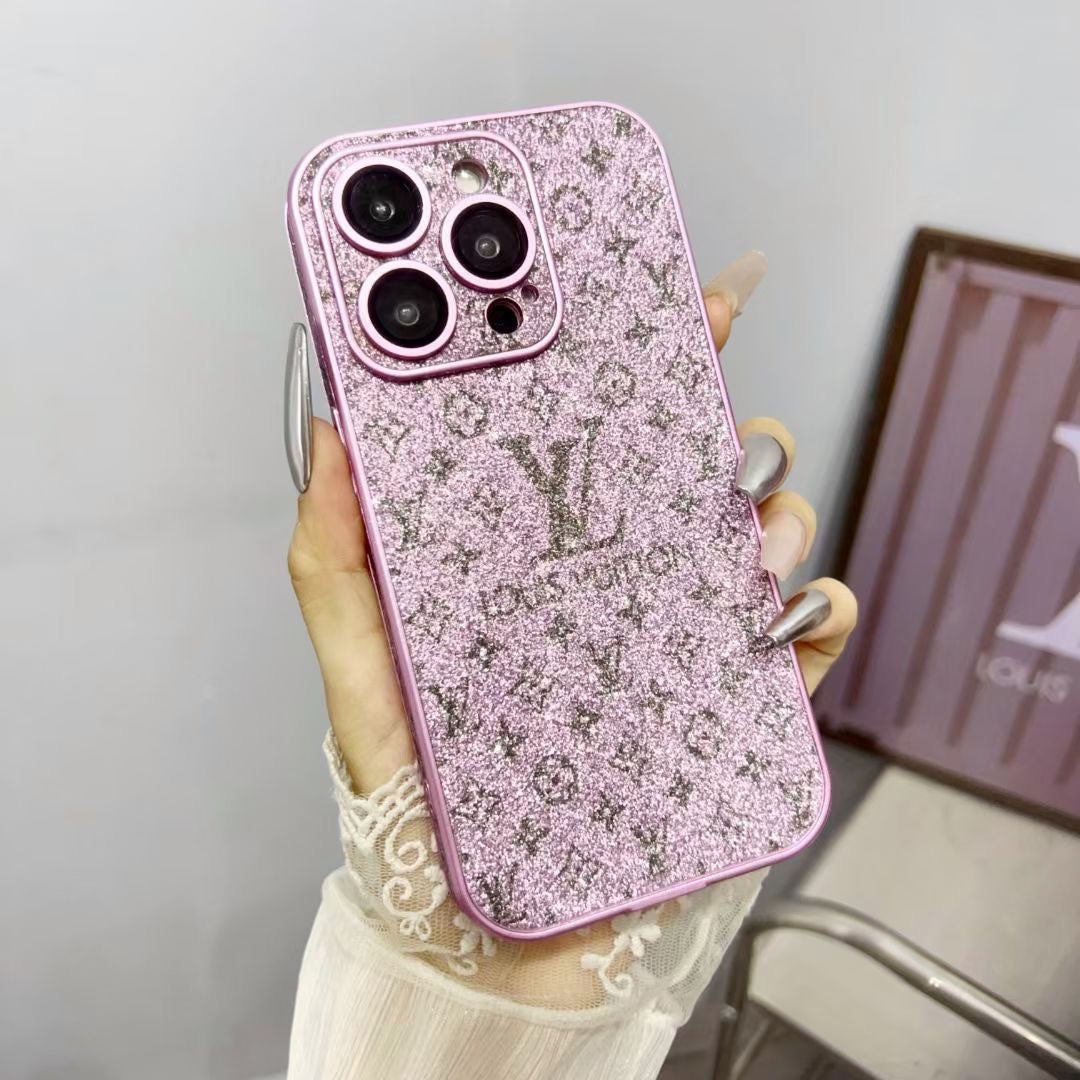 Fashionable Glitter Embossed Case
