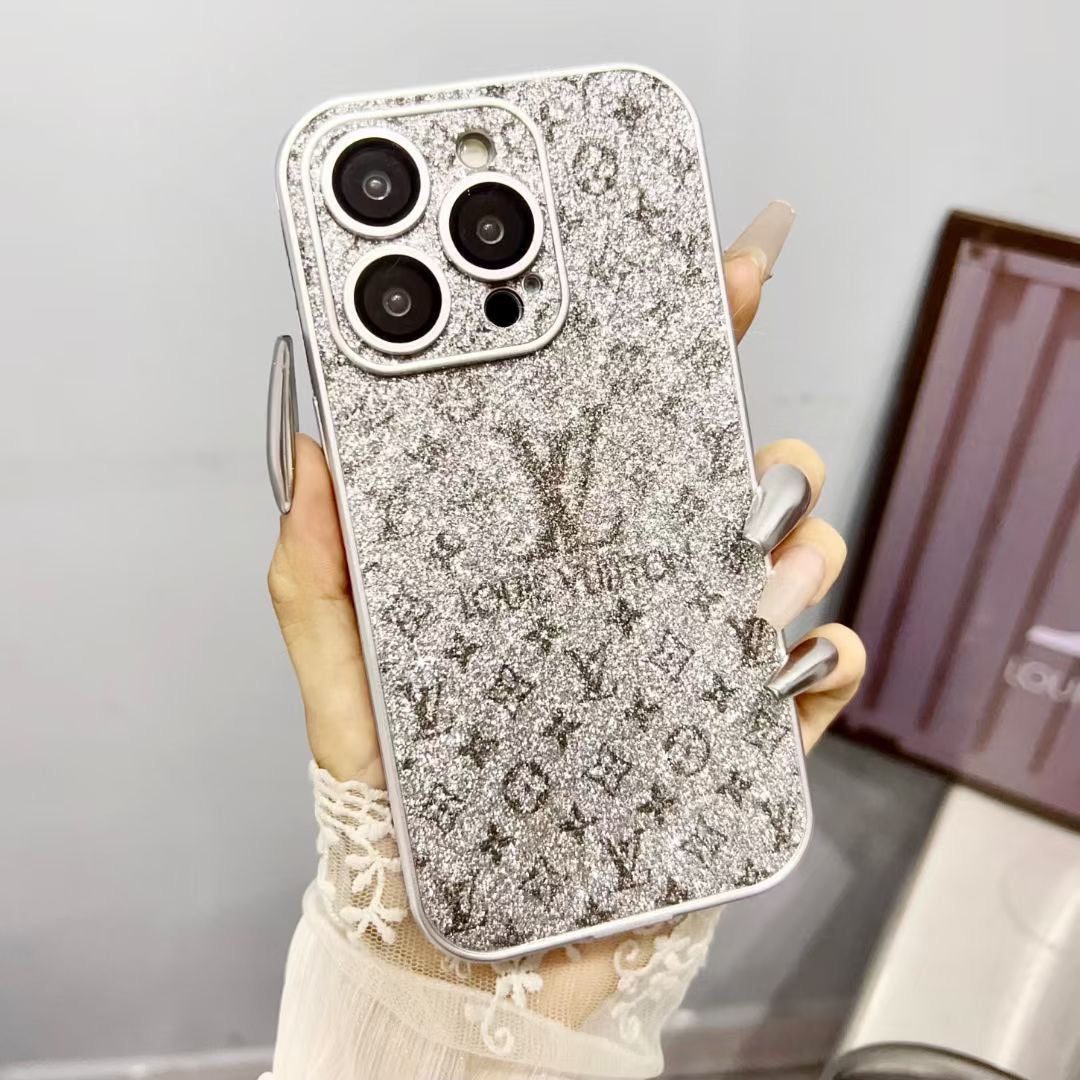 Fashionable Glitter Embossed Case