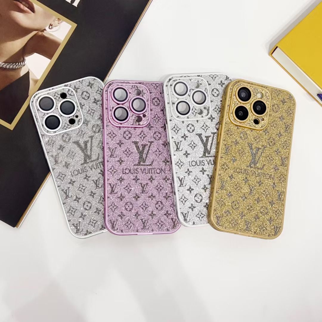 Fashionable Glitter Embossed Case