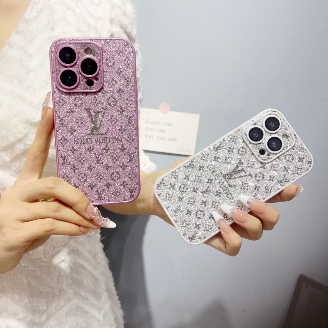 Fashionable Glitter Embossed Case