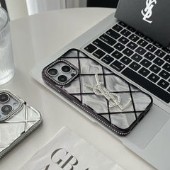 Fashion 3D Diamond Logo Case