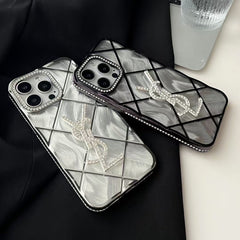 Fashion 3D Diamond Logo Case