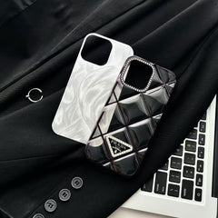 3D Diamond Triangle Logo Case