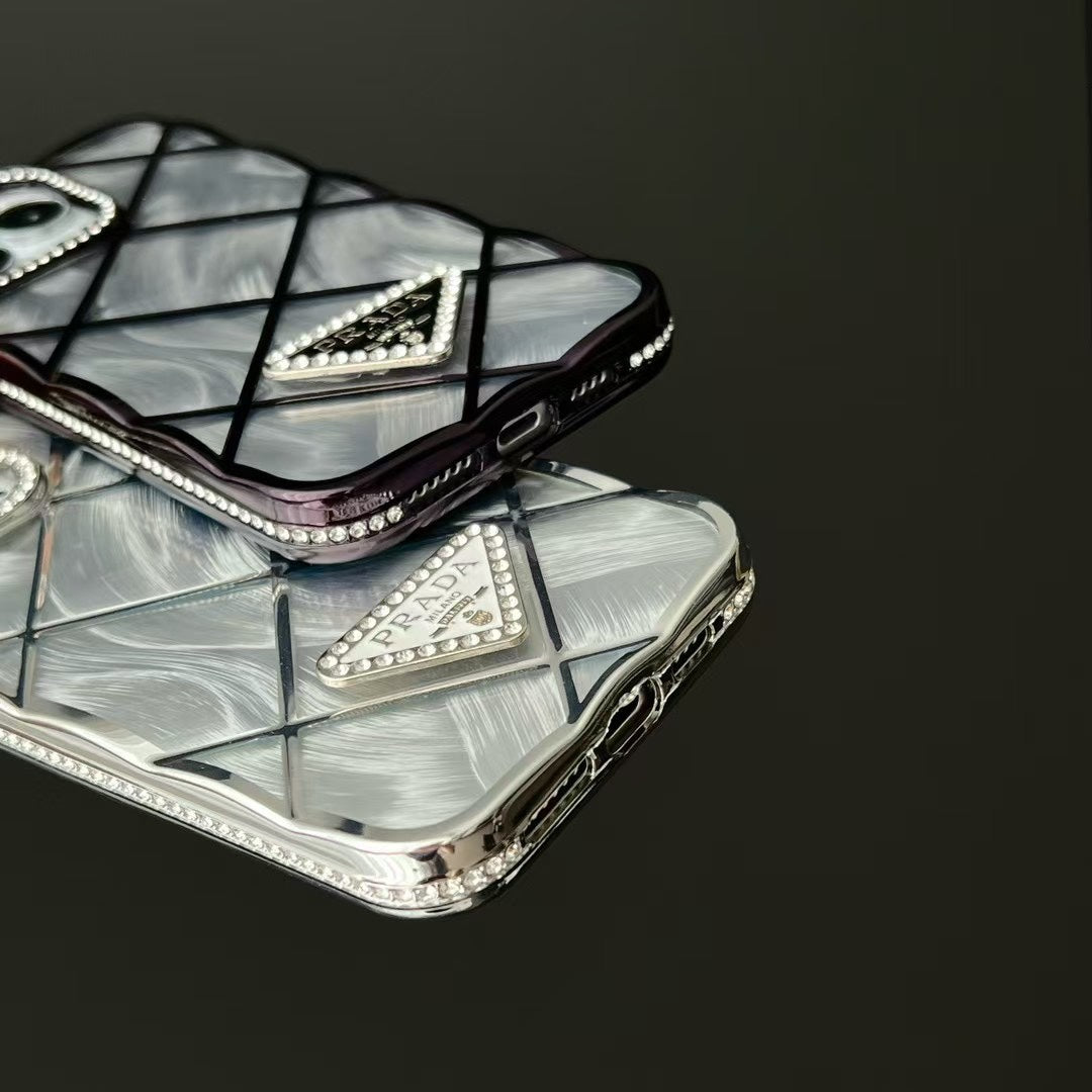3D Diamond Triangle Logo Case