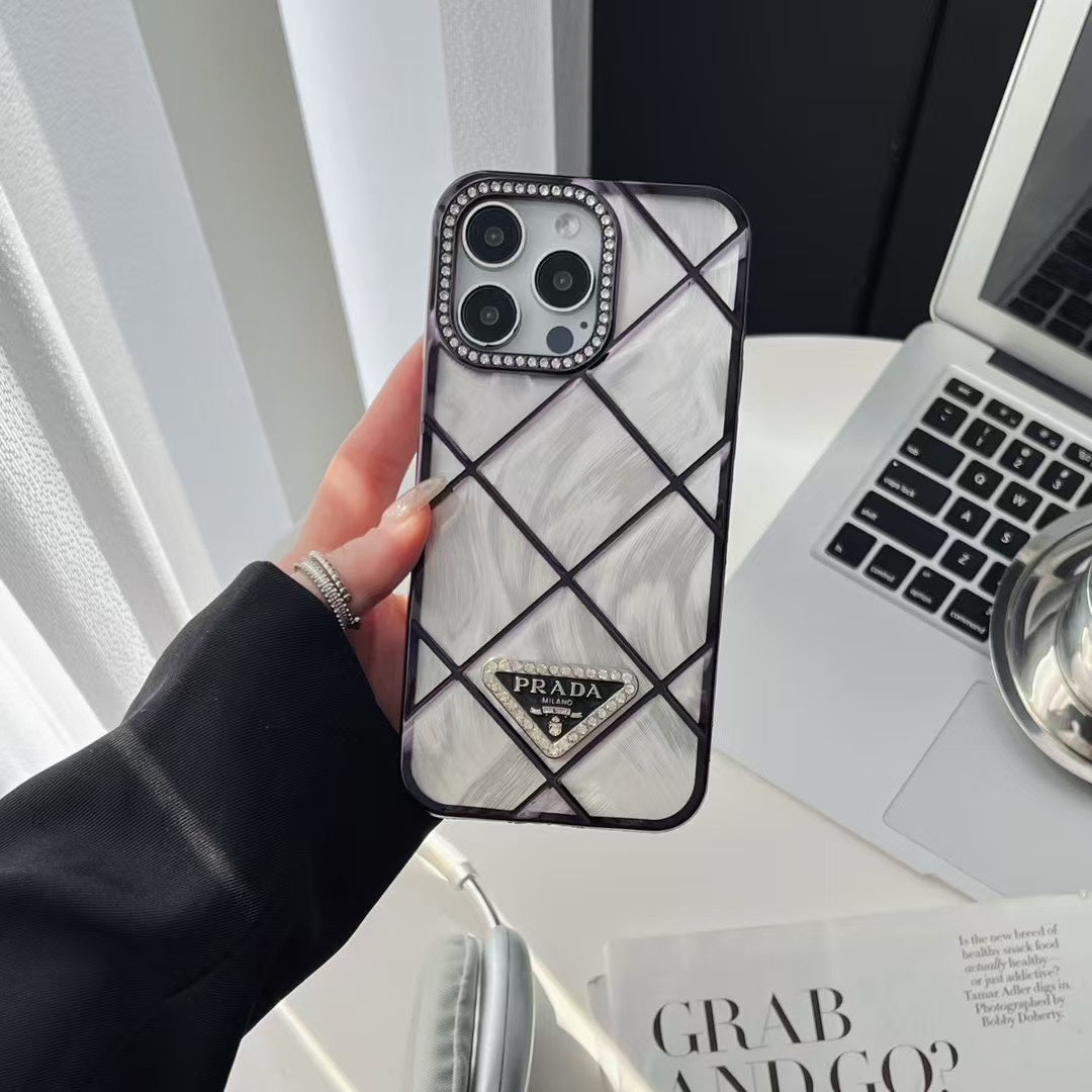 3D Diamond Triangle Logo Case