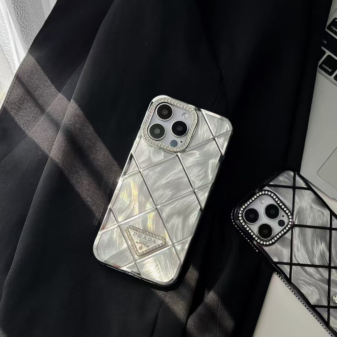 3D Diamond Triangle Logo Case