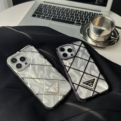 3D Diamond Triangle Logo Case