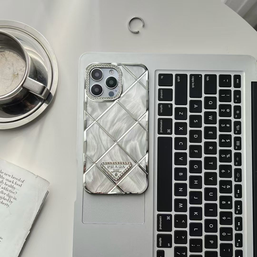 3D Diamond Triangle Logo Case