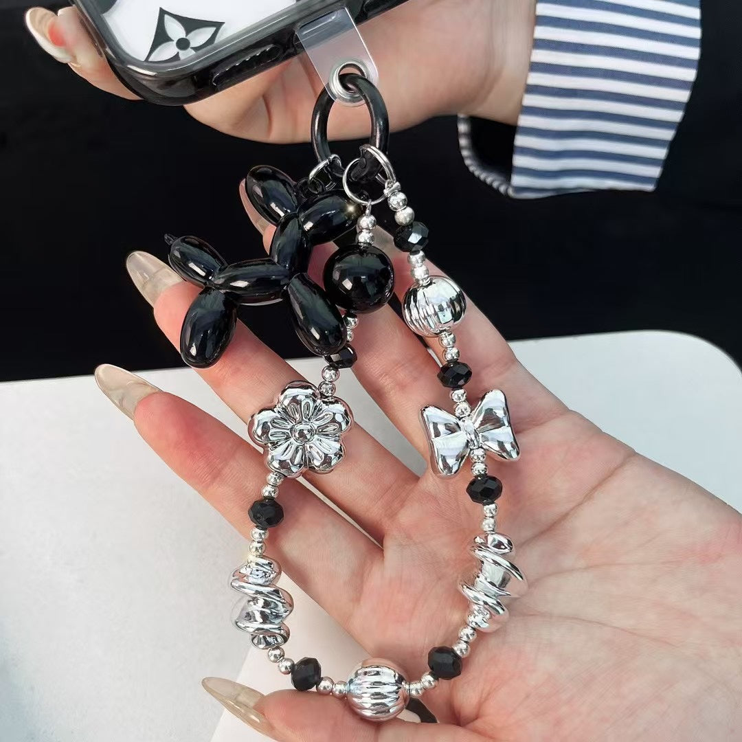 Classic Embossed Silver Bead Bracelet Case