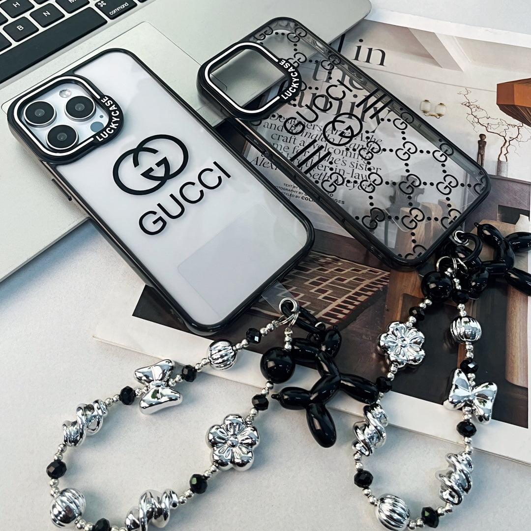 Black G Embossed Bracelet Case