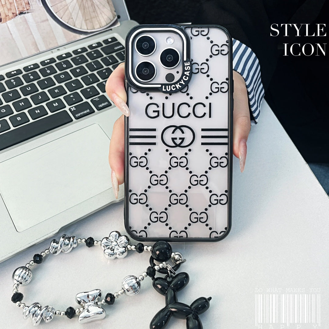 Black G Embossed Bracelet Case