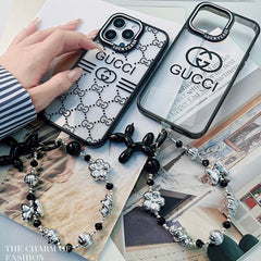 Black G Embossed Bracelet Case