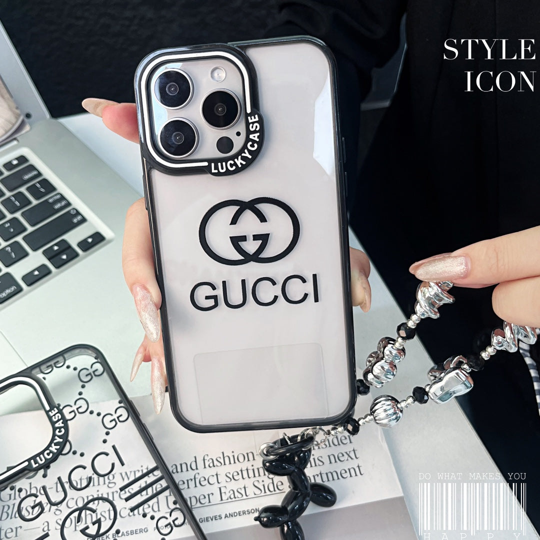 Black G Embossed Bracelet Case