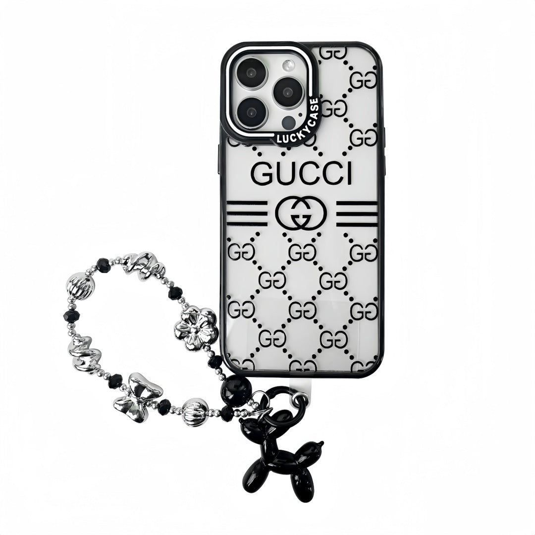 Black G Embossed Bracelet Case