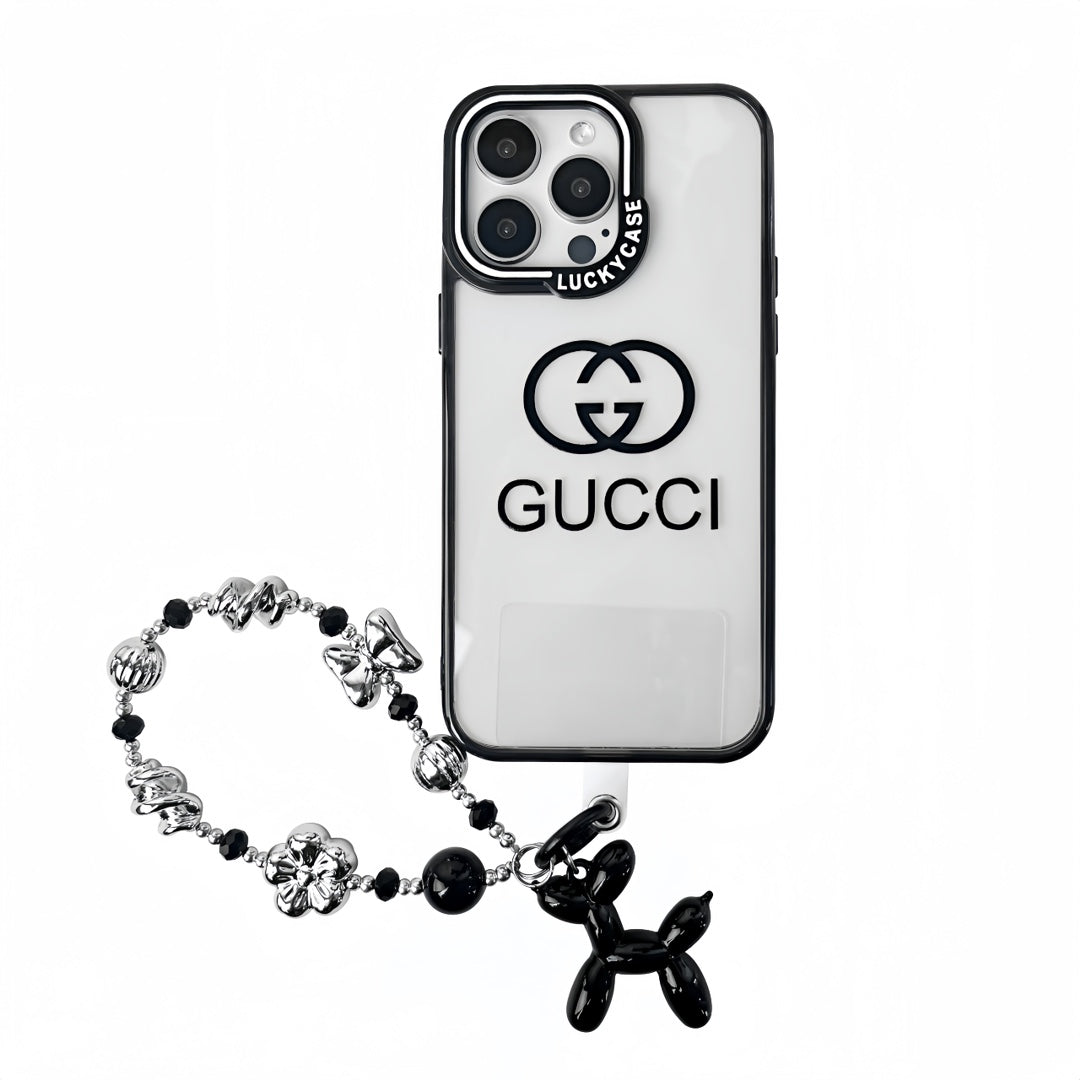 Black G Embossed Bracelet Case