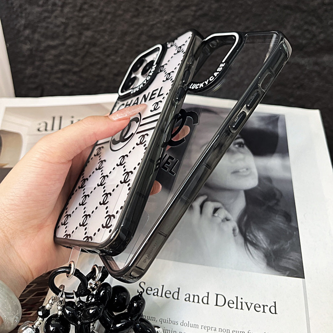 Fashion Embossed Silver Bead Bracelet Case