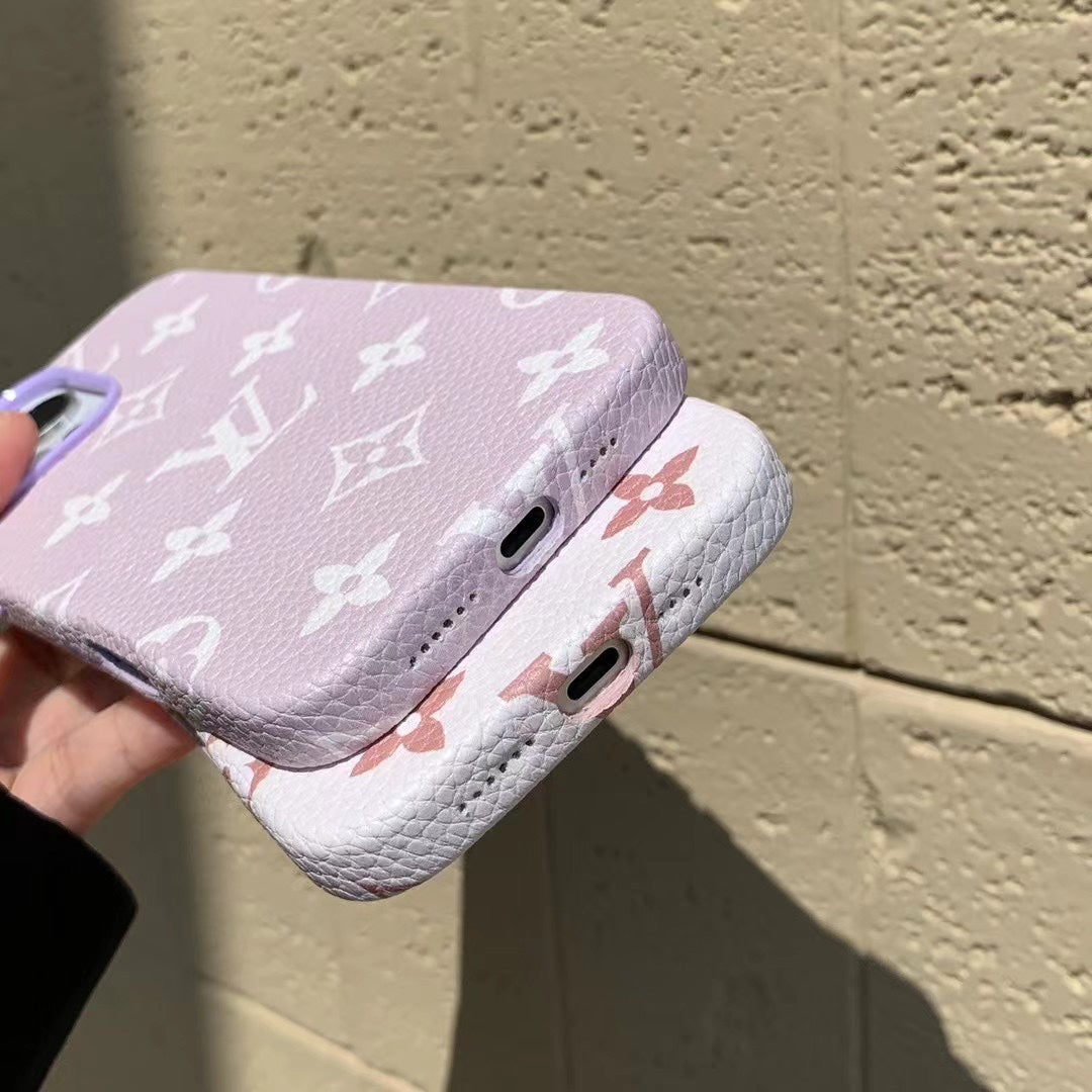 Fashion Embossed  Leather All-Inclusive Case