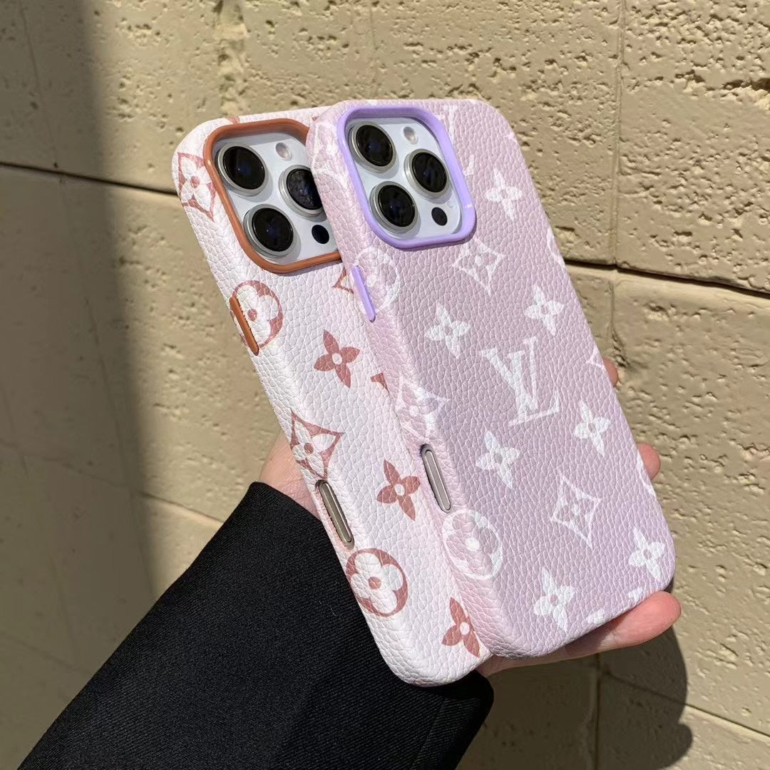 Fashion Embossed  Leather All-Inclusive Case