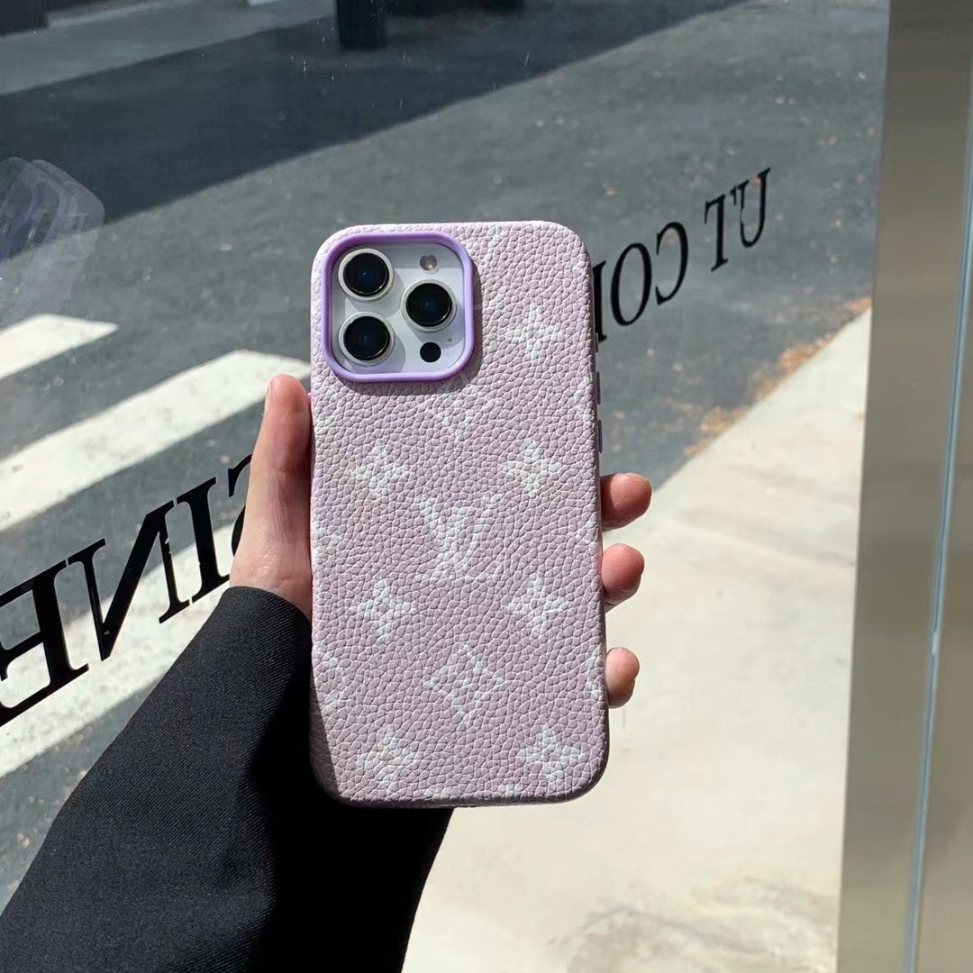 Fashion Embossed  Leather All-Inclusive Case