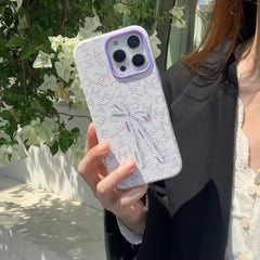 Fashionable Bow Leather Case