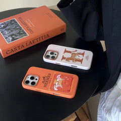 Fashionable Horse Embossed Leather Case