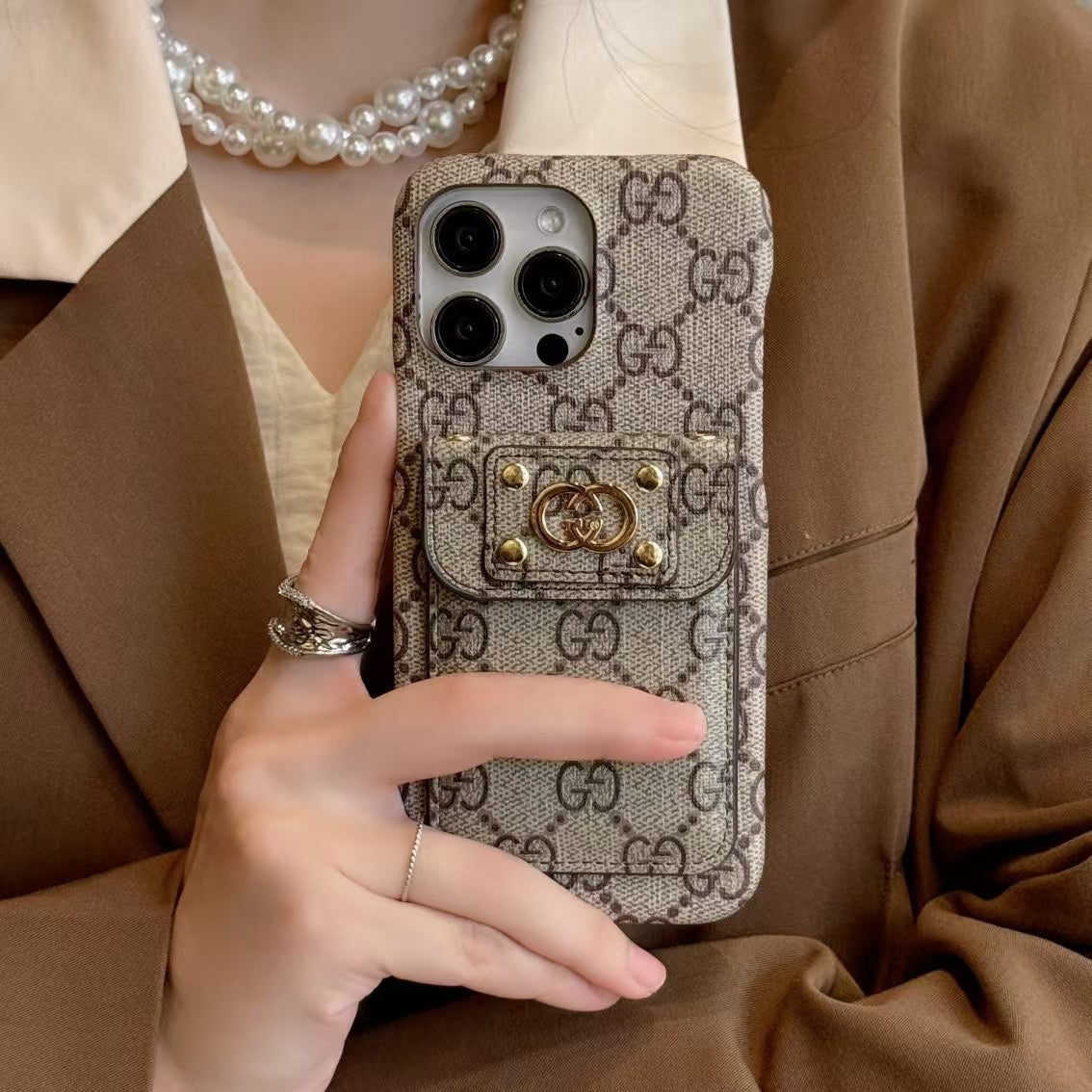 Classic Embossed Card Holder Case