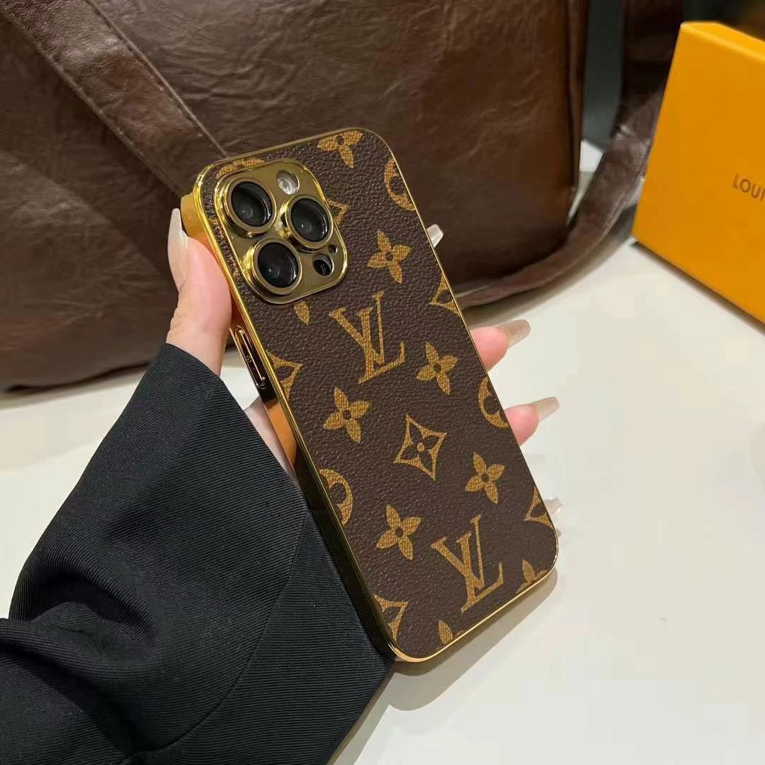 Classic Electroplated Leather Case