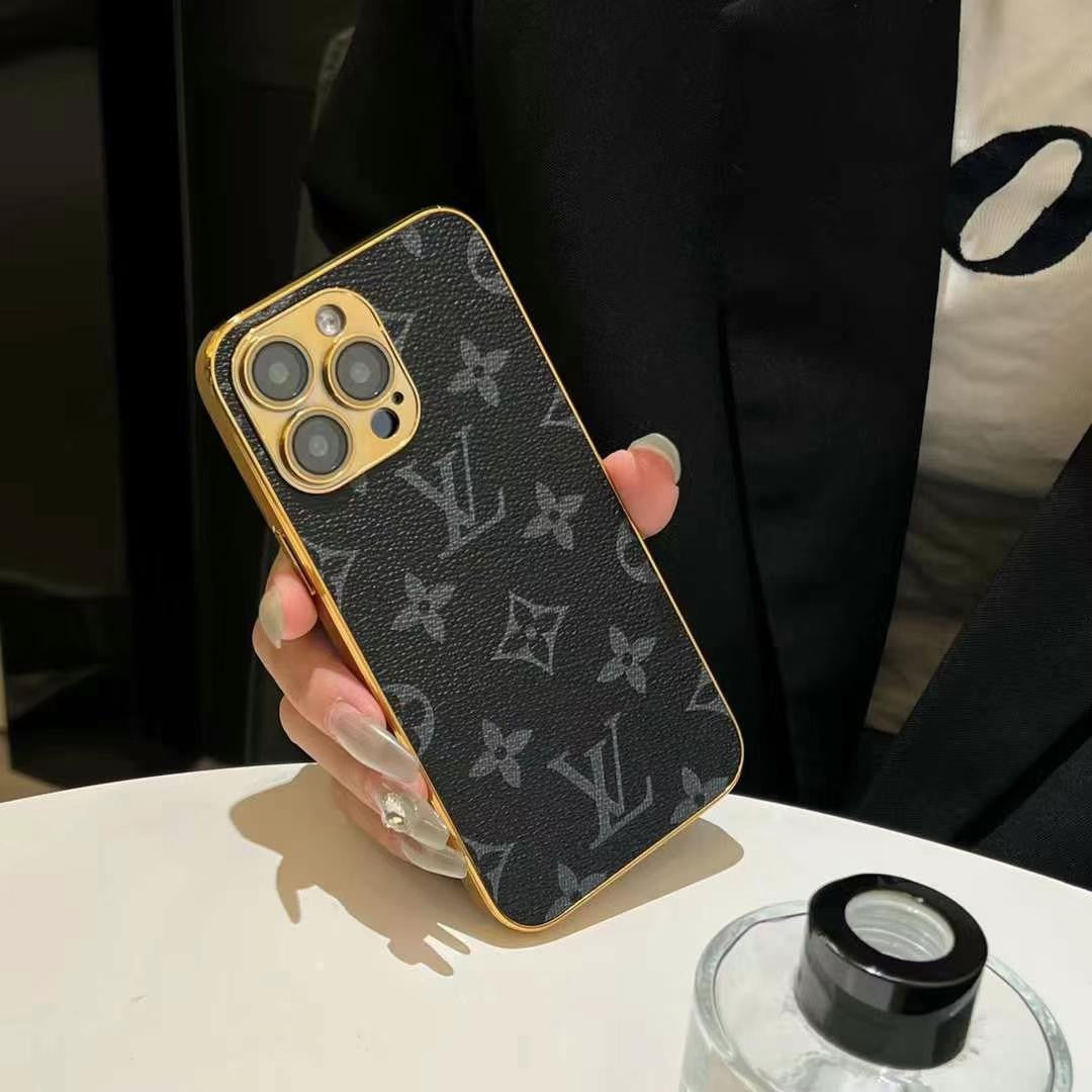 Classic Electroplated Leather Case
