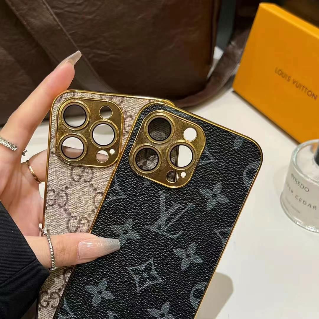 Classic Electroplated Leather Case