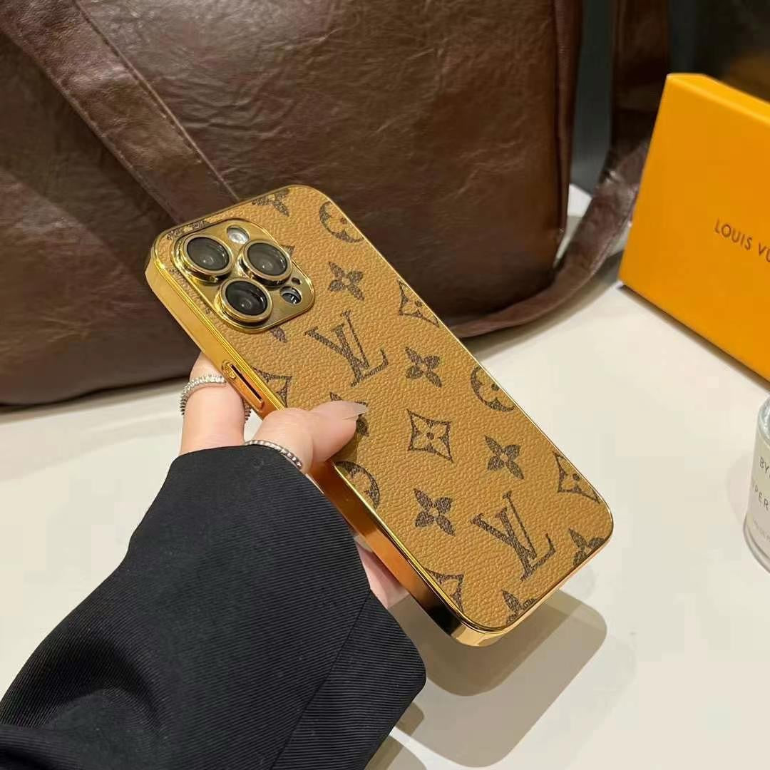 Classic Electroplated Leather Case