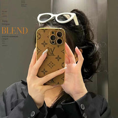 Classic Electroplated Leather Case