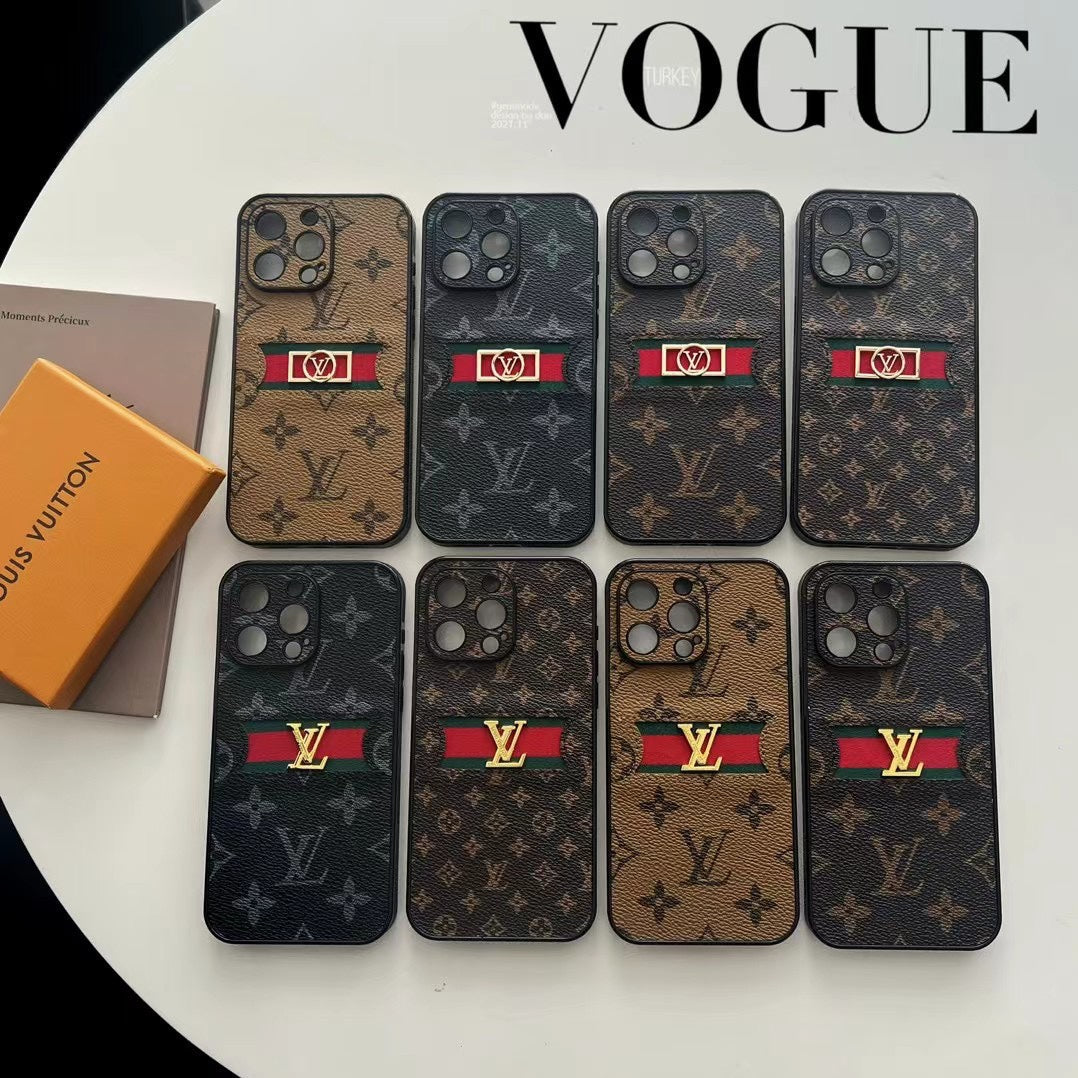 Retro Leather Gold Label Case