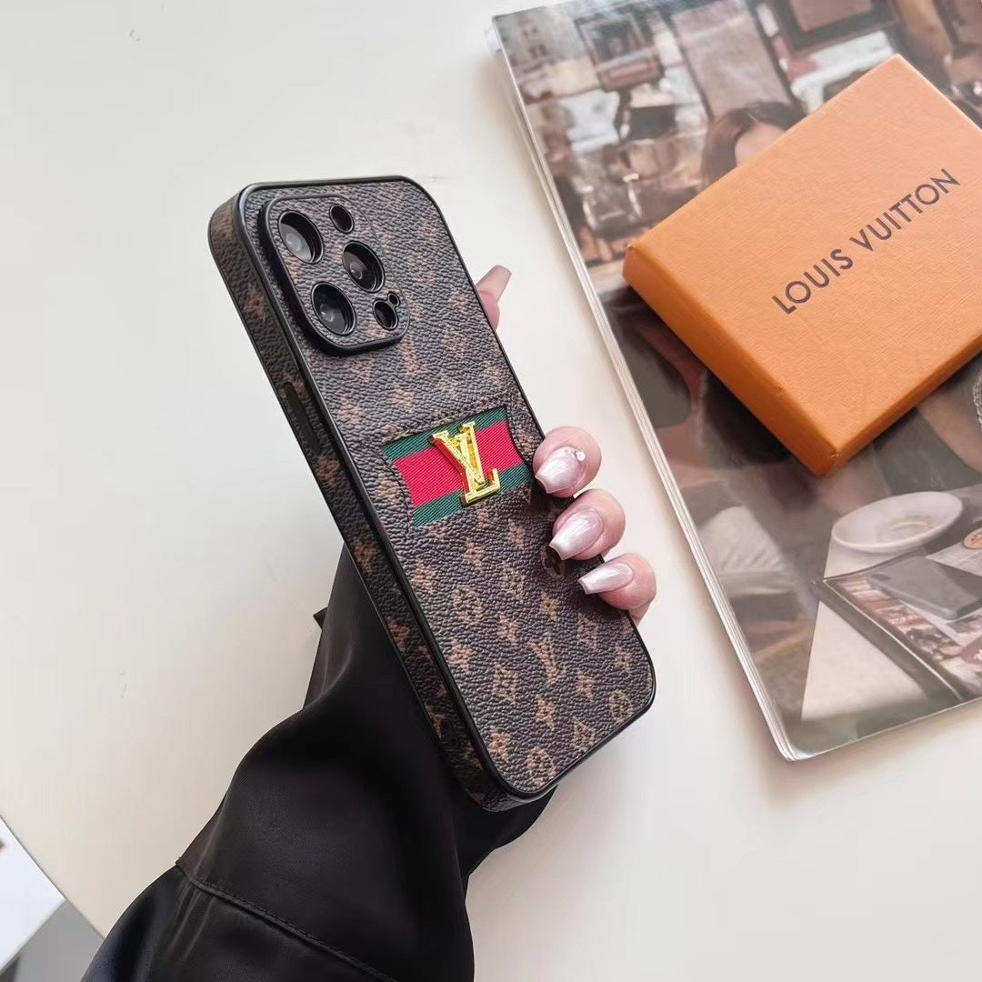 Retro Leather Gold Label Case