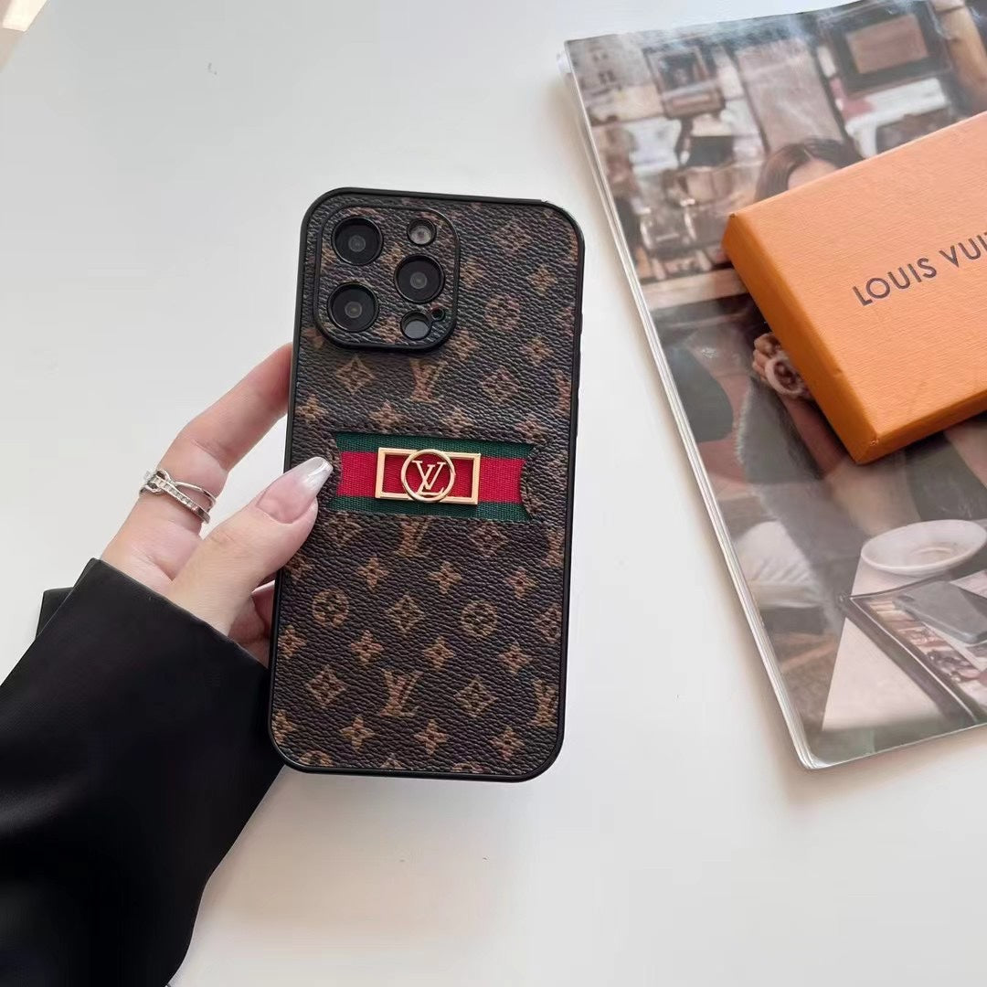 Retro Leather Gold Label Case