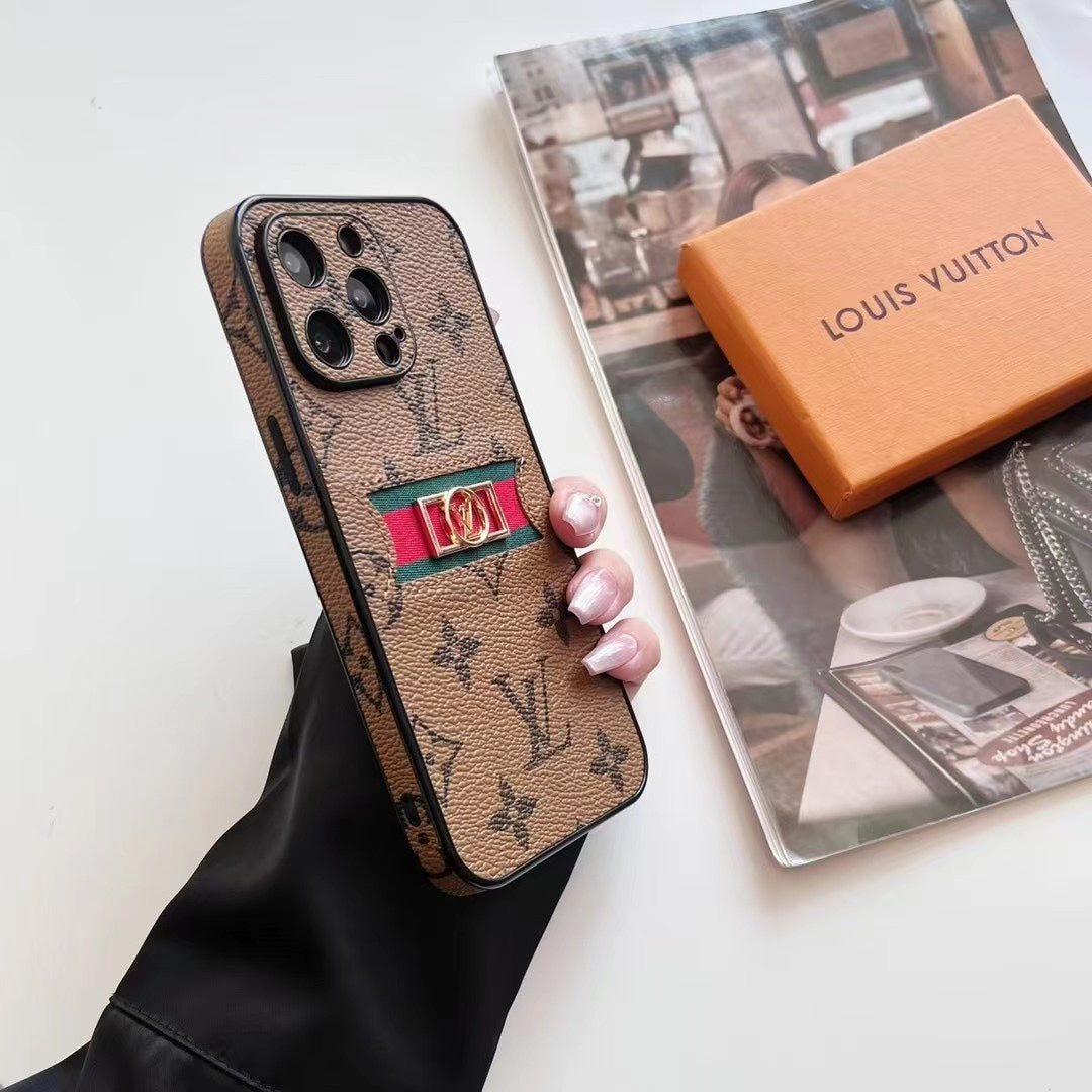 Retro Leather Gold Label Case