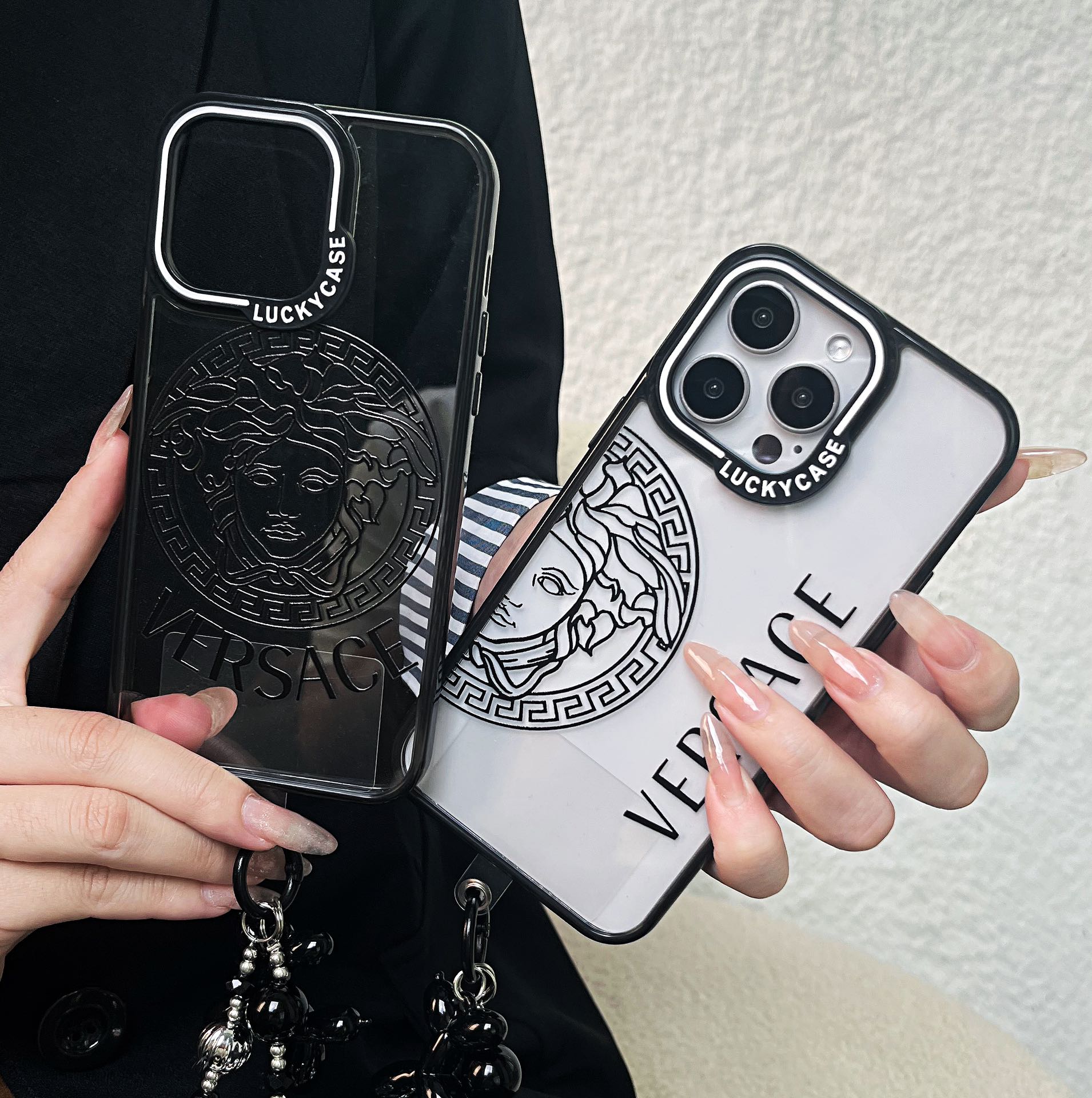 Black Totem Embossed Bracelet Case