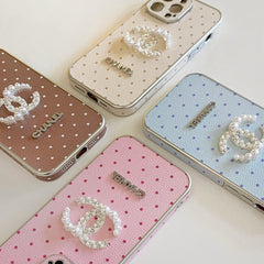 4 Colors Polka Dot Leather Case