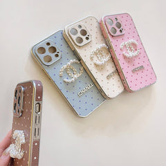4 Colors Polka Dot Leather Case