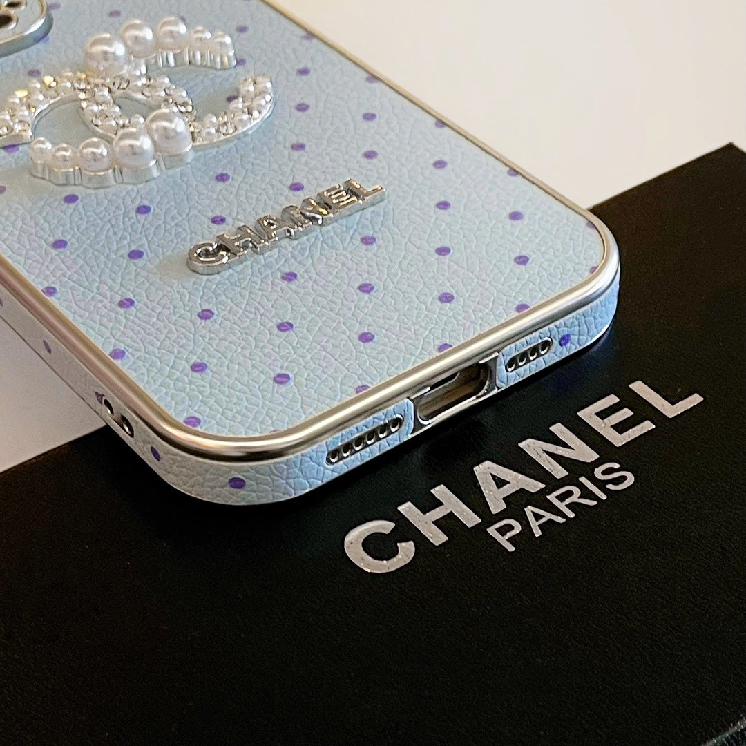4 Colors Polka Dot Leather Case