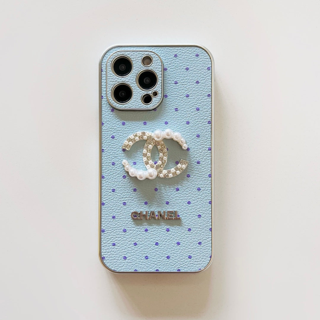4 Colors Polka Dot Leather Case