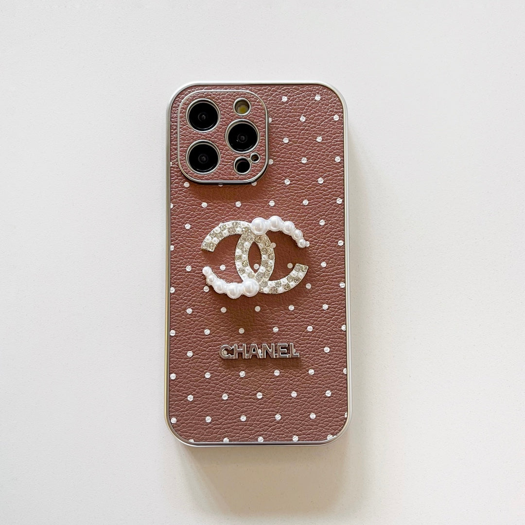 4 Colors Polka Dot Leather Case