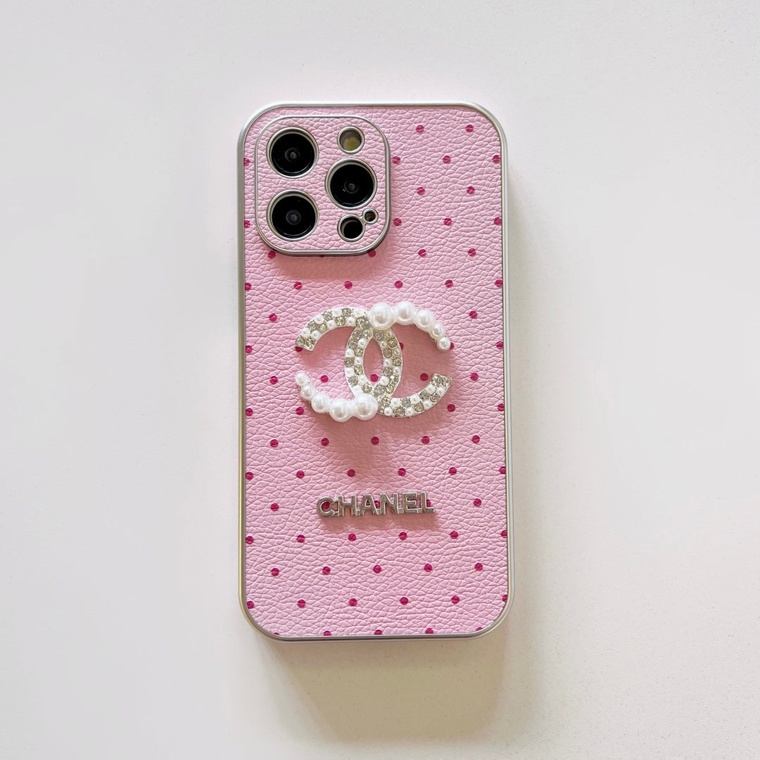 4 Colors Polka Dot Leather Case